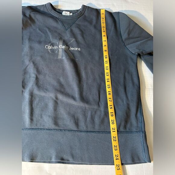 Calvin Klein Embroidered Pullover Sweatshirt Size M - Picture 7 of 7